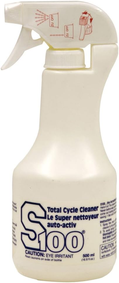 S100 Total Cycle Cleaner - 16.9 oz. 4-Pack for Motorcycles