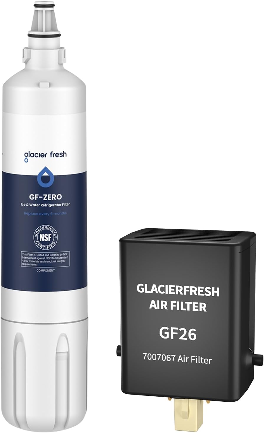 GLACIER FRESH Replacement Water Filter and Air Purification Combo