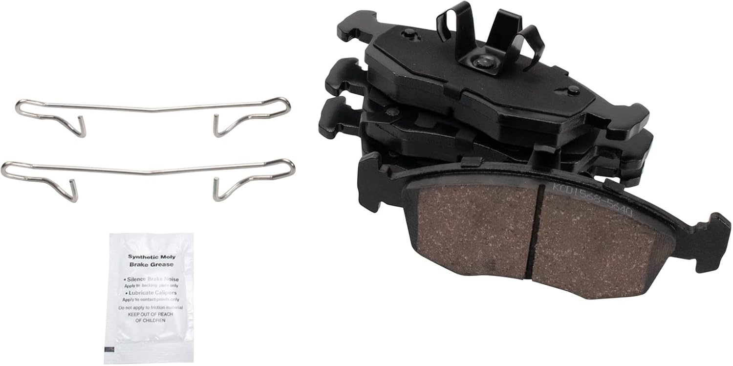 TRQ Front Brake Pads Ceramic for 2013-2019 Fiat 500 Vehicles