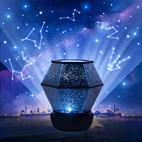 360 Rotating Stars Lamp - Best Bedroom Gift 