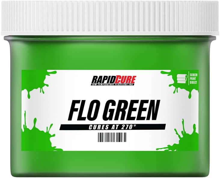 Rapid Cure Screen Printing Ink Fluorescent Green for Fabric