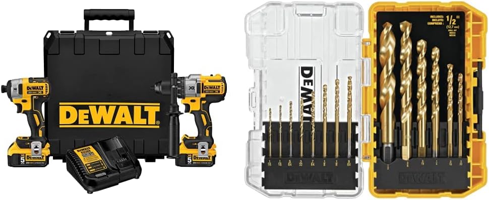 DEWALT DCK299P2 20V MAX XR Hammerdrill & Impact Driver Combo