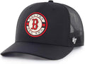 MLB Team Color Primary Logo Berm Trucker Snapback Hat - Comfortable