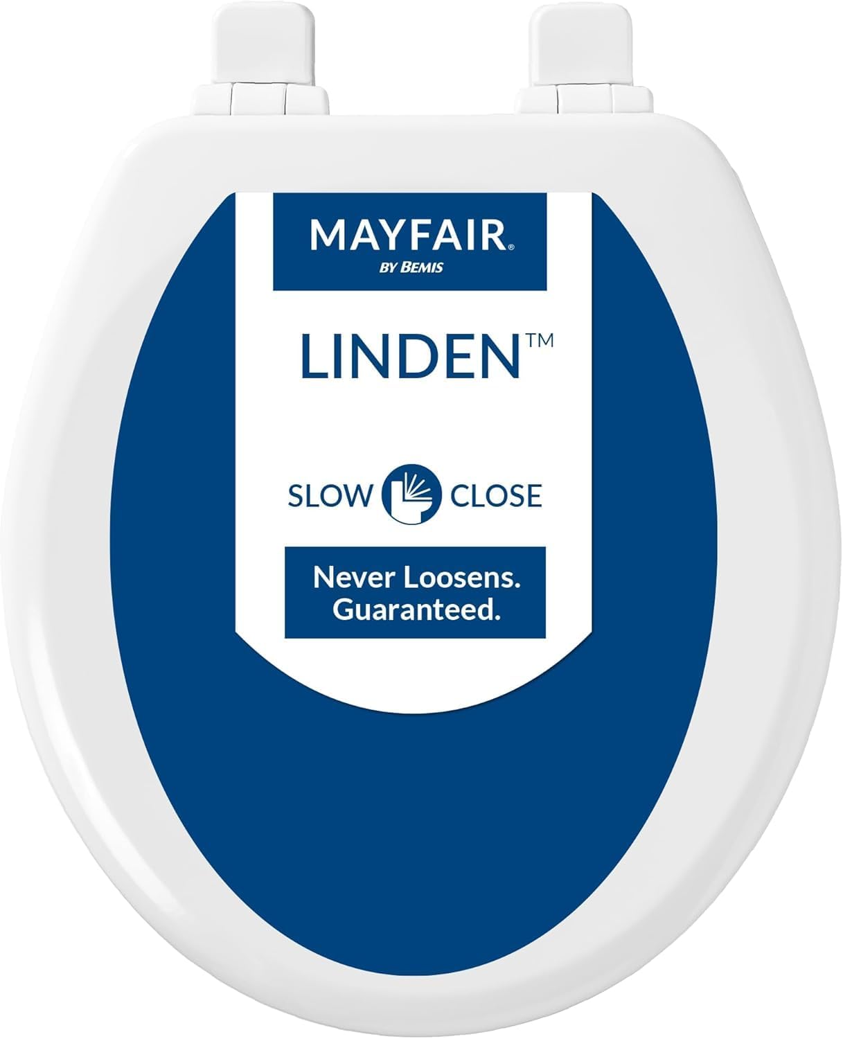 Mayfair Linden Slow Close Toilet Seat for Round Toilets