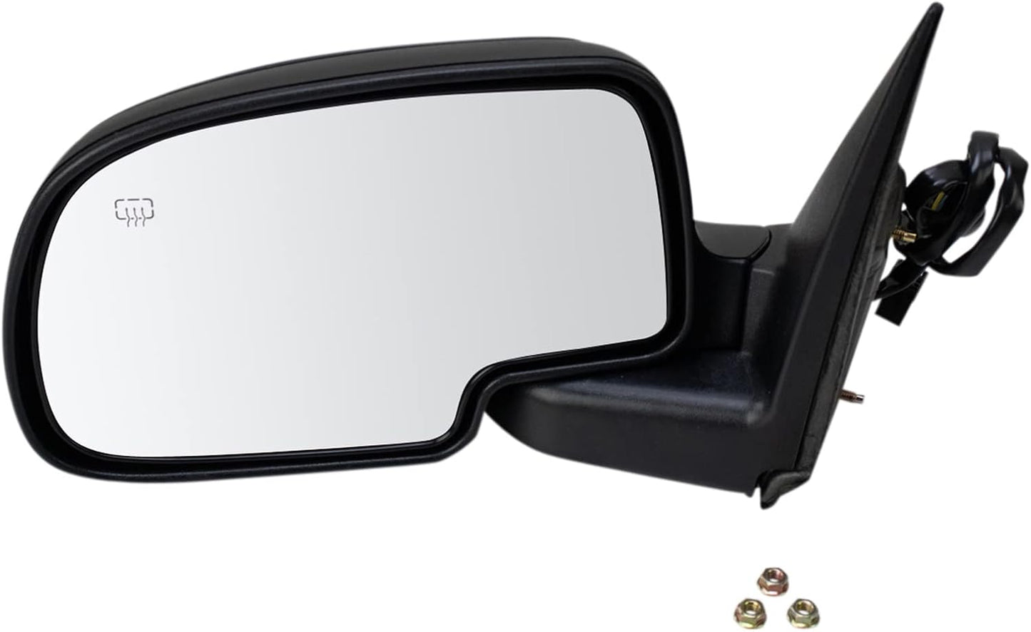 TRQ Left Mirror Power Manual Folding for 03-07 Chevrolet GMC