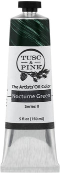 Tusc & Pine Artist Oil Paint Nocturne Green, 150 ml - Rich