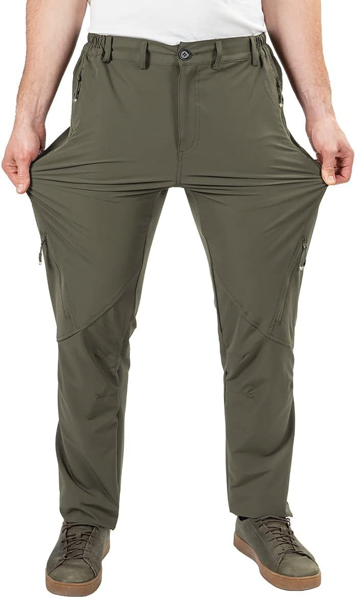 Postropaky Mens Hiking Quick Dry Lightweight Waterproof Pants