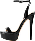Platform Stiletto High Heels for Women - Elegant 15cm Platform Sandals