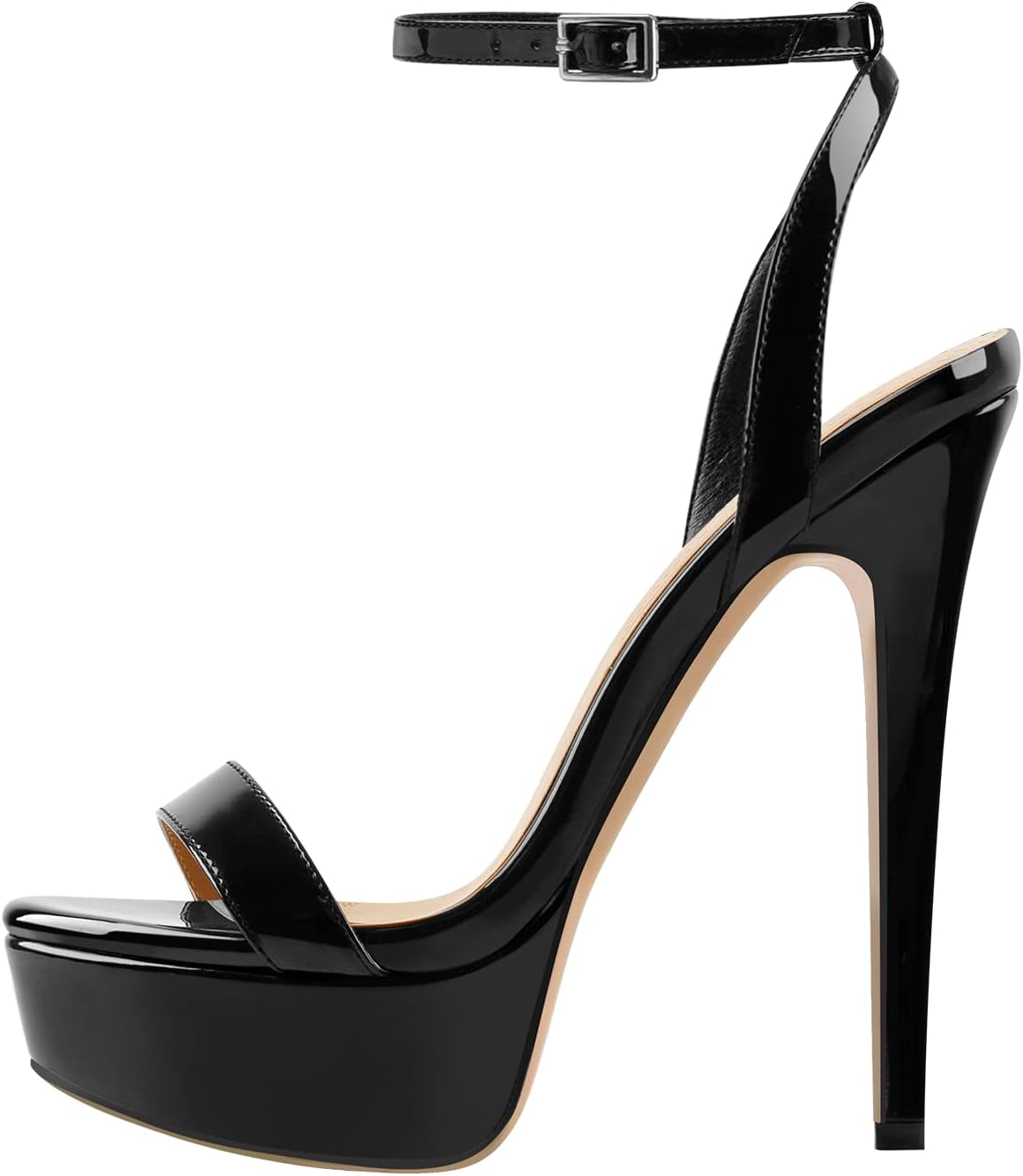 Platform Stiletto High Heels for Women - Sexy Ankle Strap Sandals