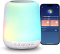 White Noise Sound Machine for Sleep - Portable 30 Sounds & Night Light