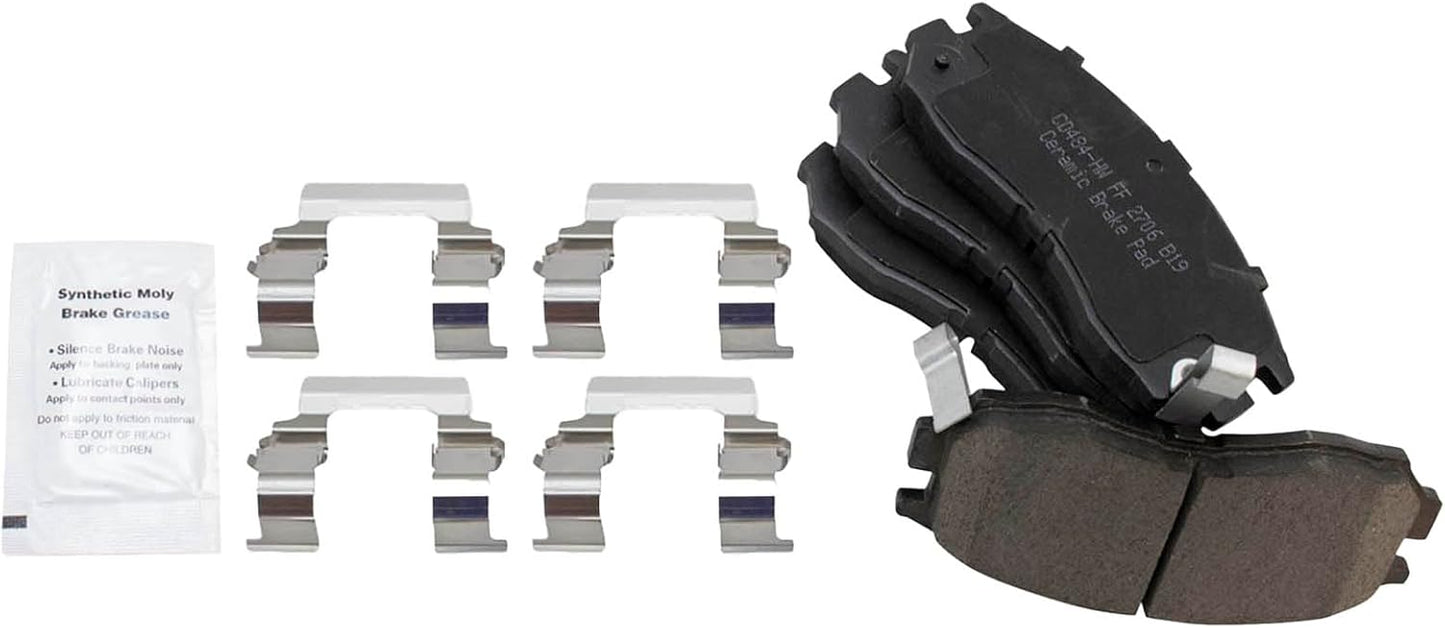 TRQ Front Posi Ceramic Disc Brake Pads Set for Eclipse Talon