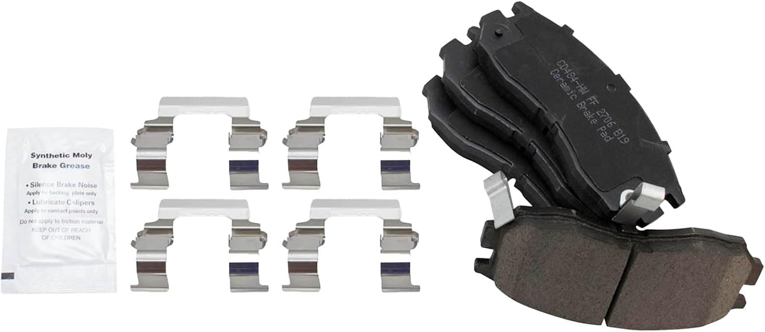 TRQ Front Posi Ceramic Disc Brake Pads Set for Eclipse Talon