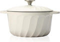 Enameled Cast Iron Dutch Oven for Baking and Cooking, 6 QT