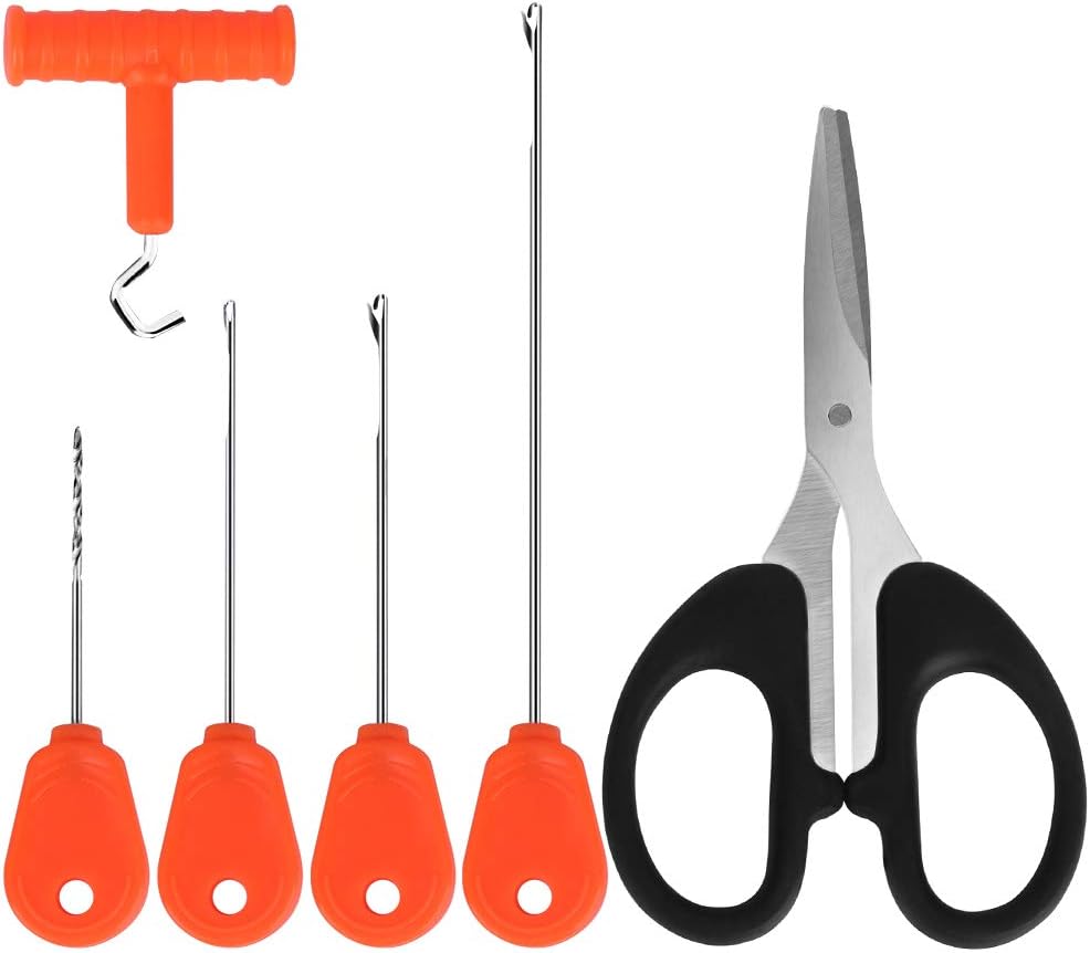 Luroad Carp Fishing Tool Kit - 6 in 1 Tackle Set for Easy Bait Preparation