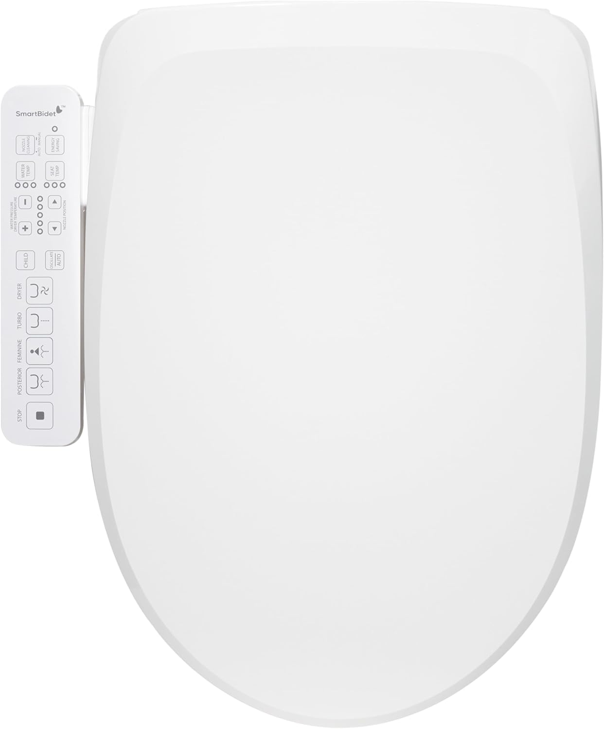 SmartBidet SB-2600 Electric Smart Bidet Seat for Elongated Toilets