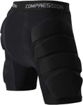SHINESTONE Padded Shorts w/ Detachable Pants for Ultimate Protection