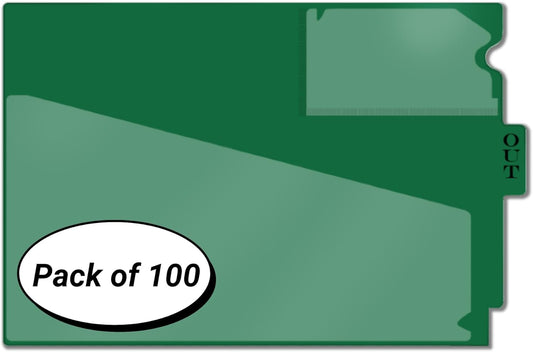 Center Tab Vinyl Out Guides for Organized Filing Systems