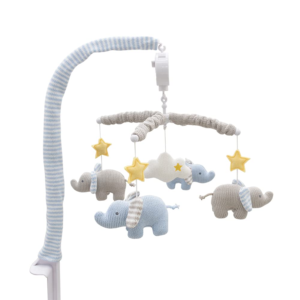Mason Elephant Textiles Musical Mobile with 12 Lullabies for Crib