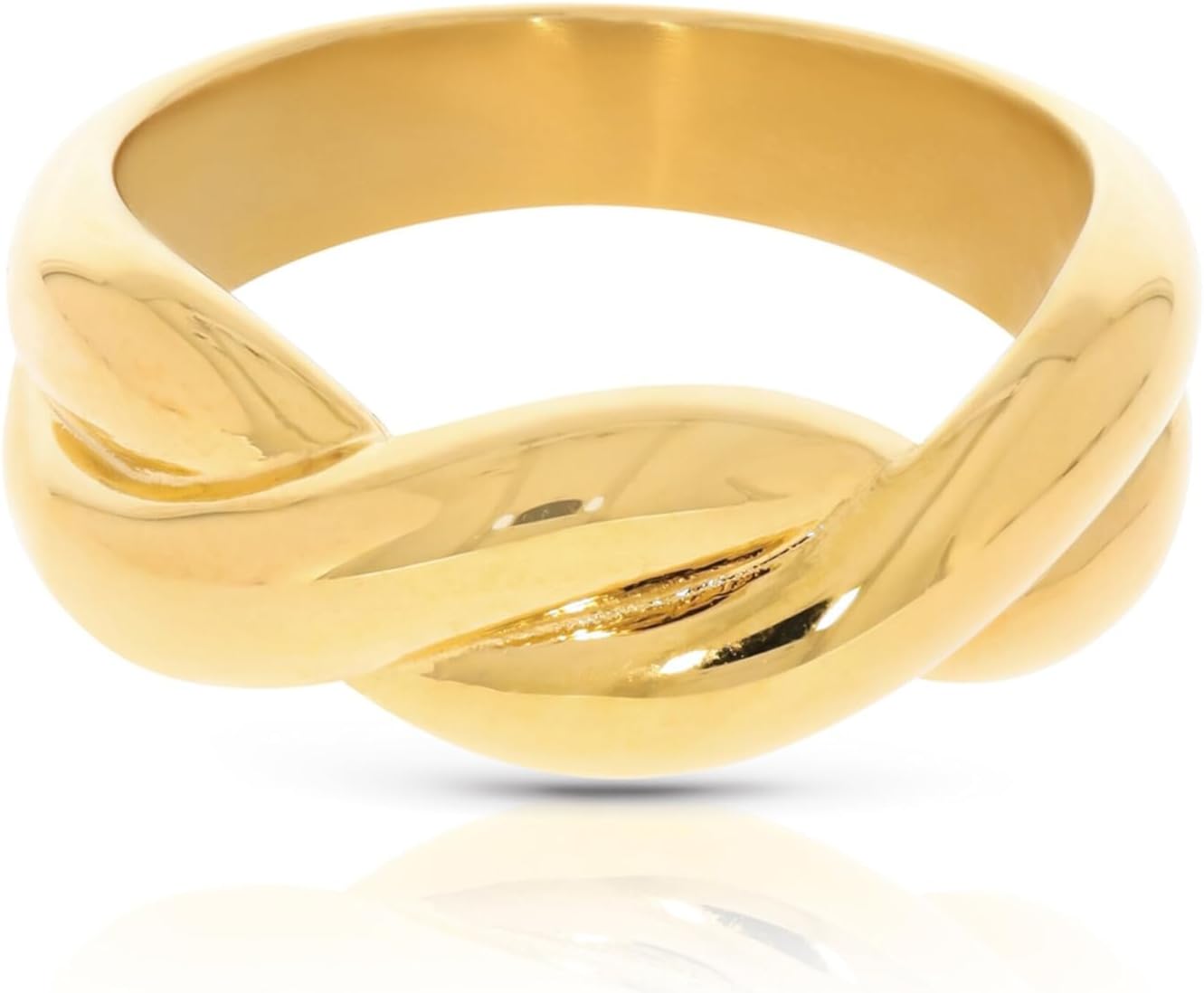 Hey Harper Gold Ring for Women - Waterproof Stacking Jewelry