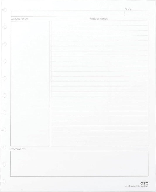 Staples Arc Notebook Project Planner Filler Paper - Organize Efficiently!
