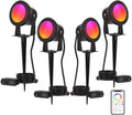 Smart Outdoor Lights 15W Halloween Spotlights - Dimmable RGB