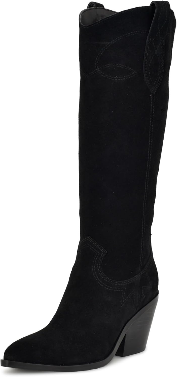 Nine West Smash Knee High Boot: Stylish Western Elegance