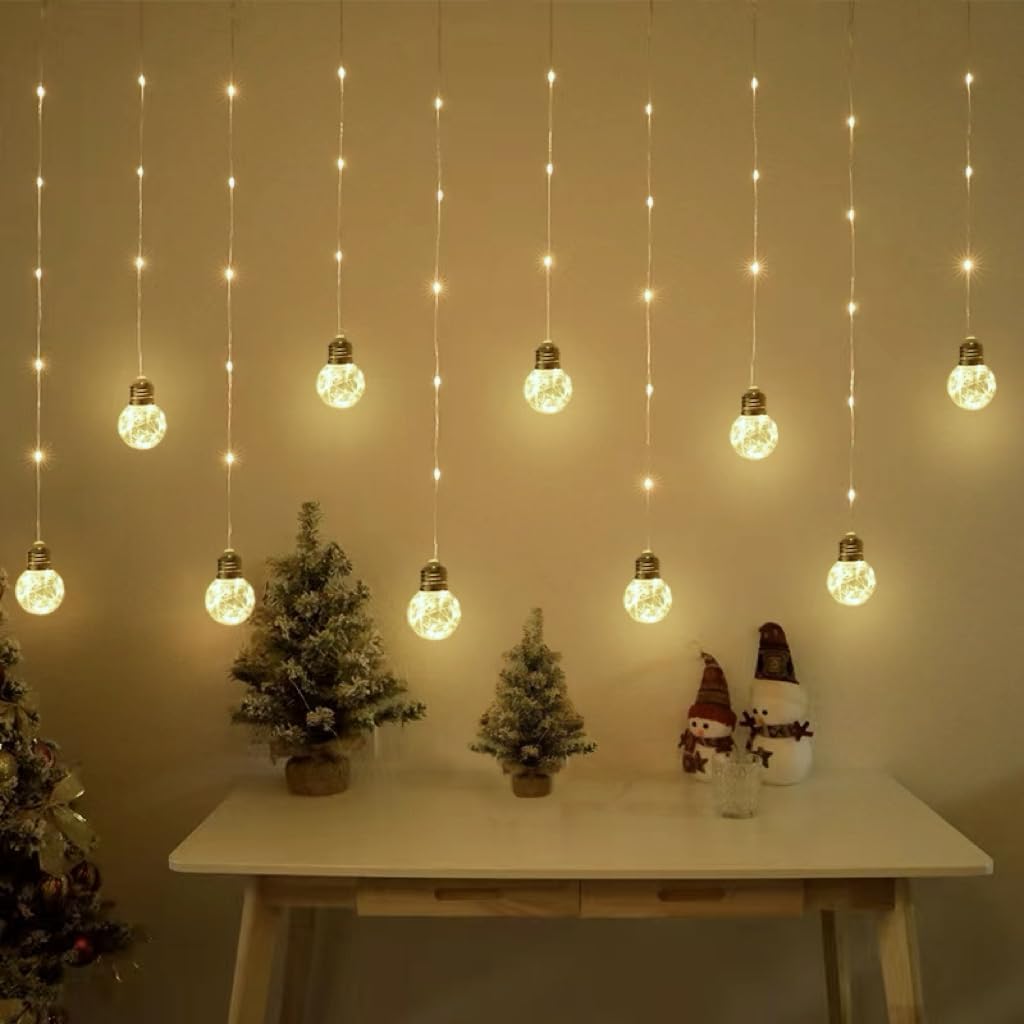 Remote Controlled Edison Curtain Lights by LoveNite