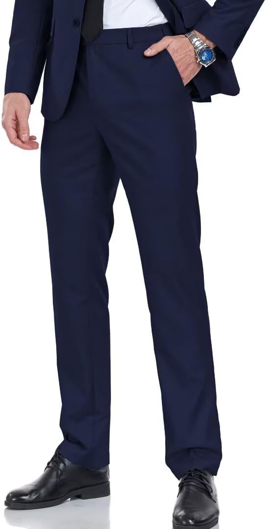 Men's Dress Pants Slim Fit for Formal and Casual Occasions