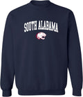 NCAA Arch Logo Crewneck Sweatshirt - Unisex South Alabama