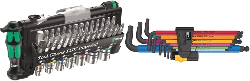 Wera Tool Kit and L-Key Set for Confined Spaces and Durability