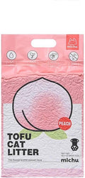 Tofu Cat Litter 5.5lb 3 Pack - Fast Clumping, Lightweight Peach