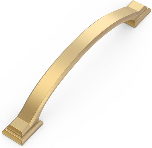 10 Pack 6-1/4 Inch Cabinet Pulls in Champagne Bronze Finish