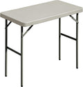 Folding Table 2.7ft Rectangular All-Occasion Plastic Folding Event