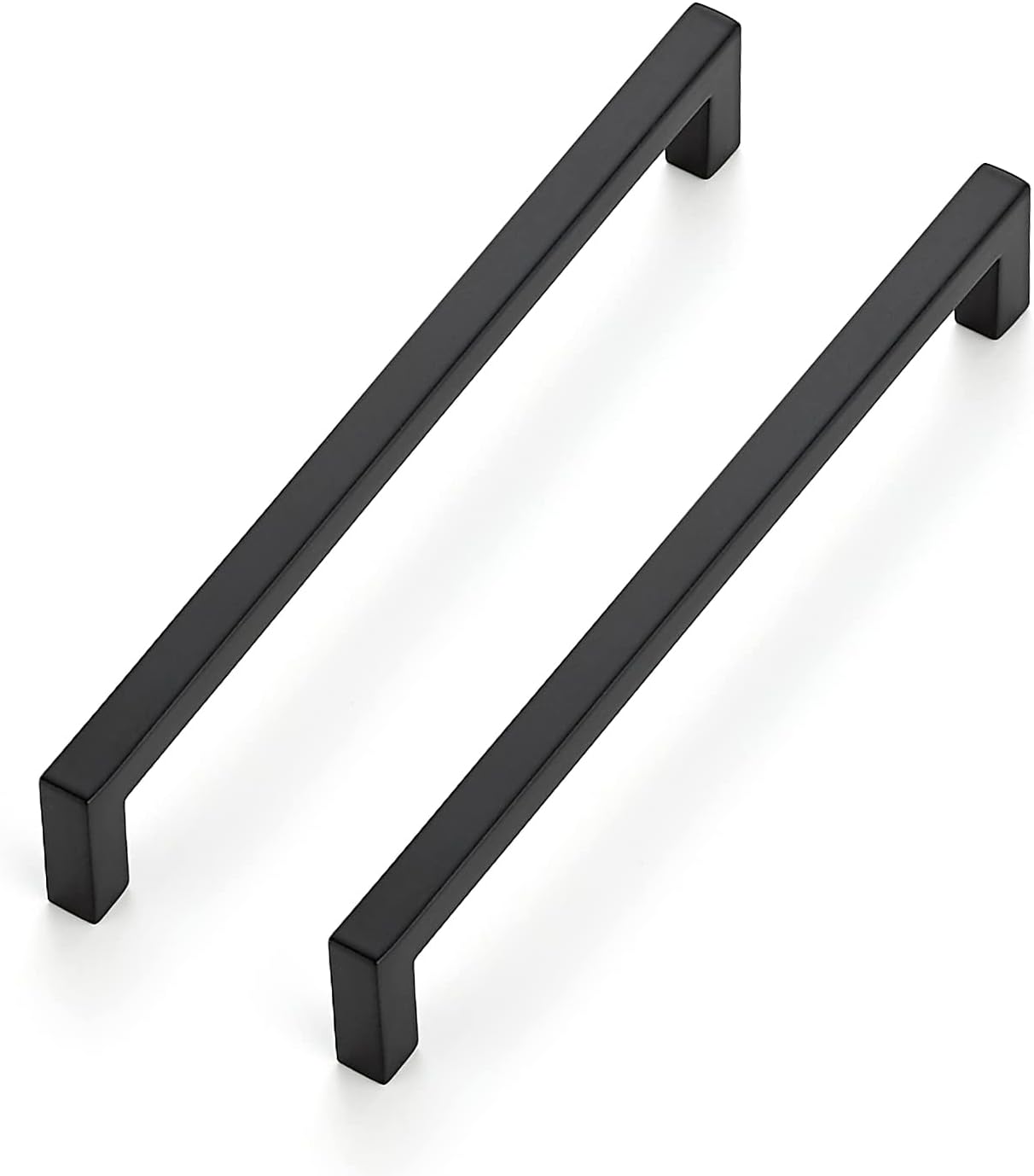 Ravinte 20 Pack Solid 6-1/4 Inch Matte Black Drawer Handles