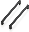 Ravinte Black Matte Slim Square Bar Drawer Handles - 6-1/4in CTC