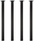 QLLY 29.5 in Adjustable Tall Metal Desk Legs - Sturdy Table Support