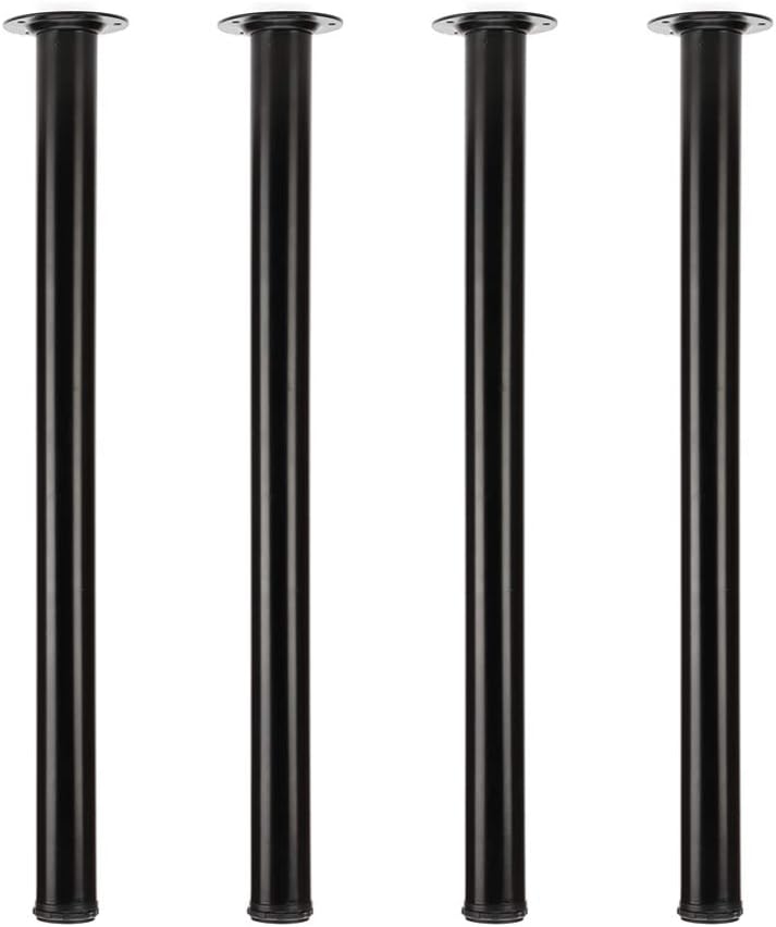 Adjustable Tall Metal Desk Legs for Office Furniture - Set of 4