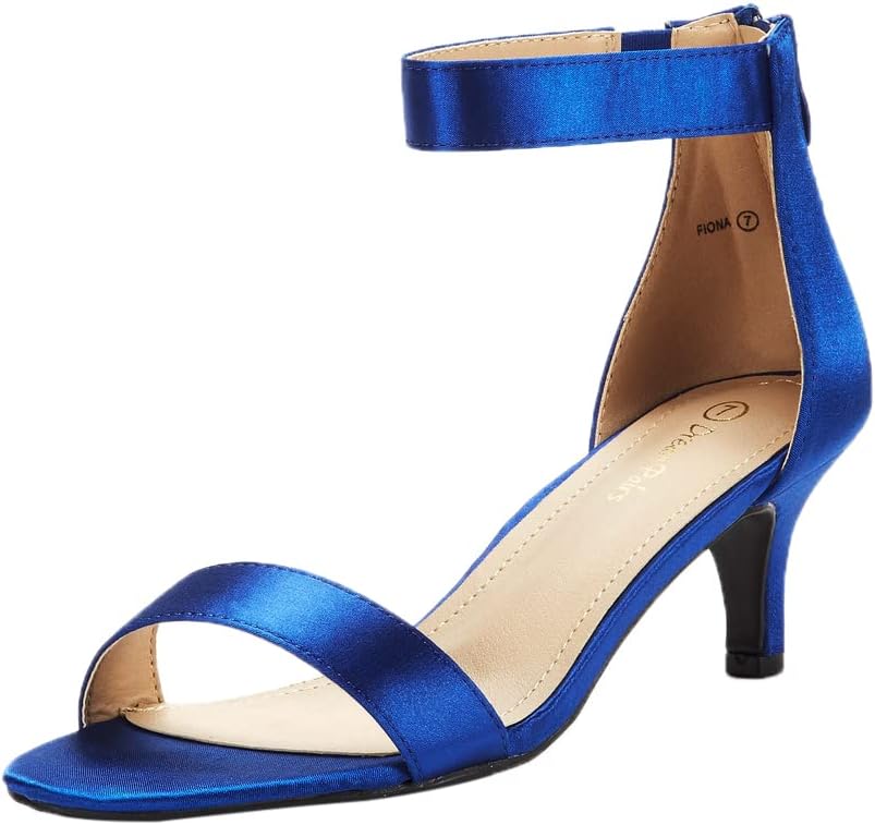 DREAM PAIRS Women's Fiona Fashion Stilettos Open Toe Pumps