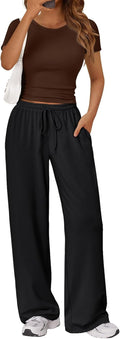 Trendy Queen 2 Piece Summer Sweatsuit Lounge Set - Comfortable Women's