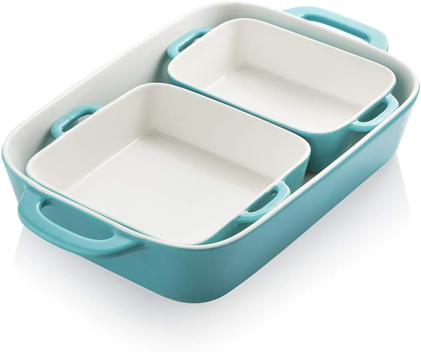 Sweejar Ceramic Bakeware Set for Cooking and Daily Use