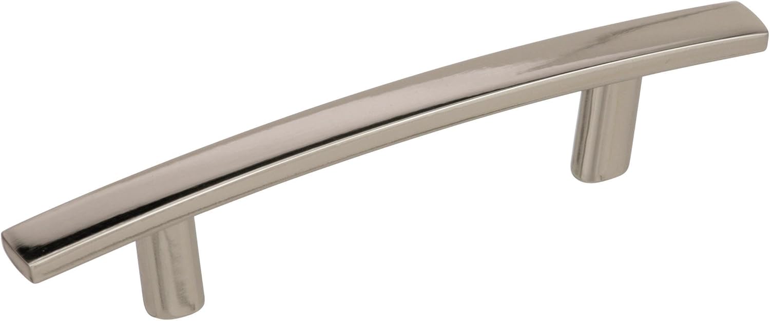 Amerock Cyprus 3 inch Polished Nickel Cabinet Pulls - 10 Pack