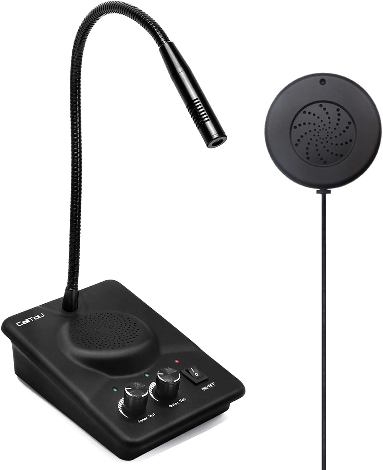 CallToU Dual Way Window Speaker Intercom - Anti-Interference Microphone