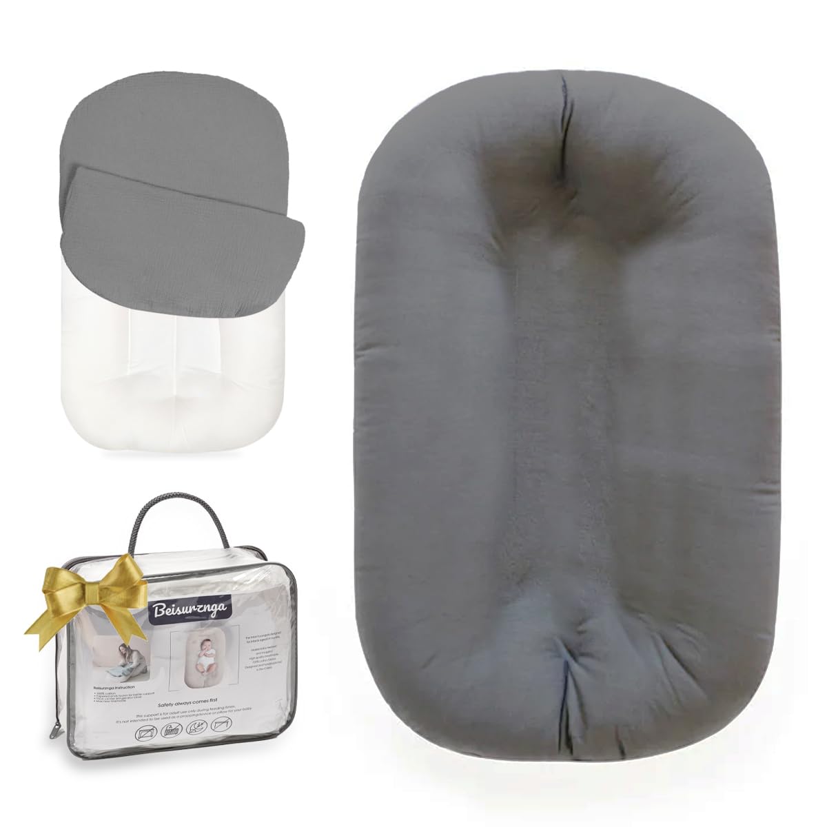 Baby Lounger - Snuggle Cozy Me Infant Lounger for Newborns