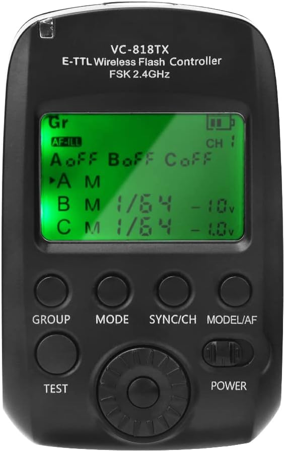 2.4G E TTL Flash with High Speed Sync for Camera Enthusiasts