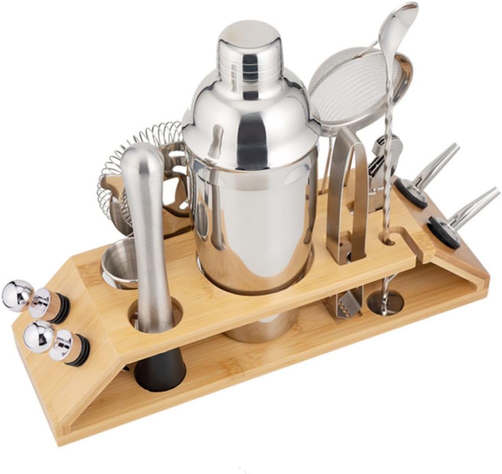 Professional 13-Piece Bartender Tool Set for Perfect Cocktails by VINTORKY