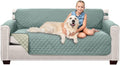 Sofa Shield 70 in Seat Seafoam Cream Slipcover - Reversible Pet