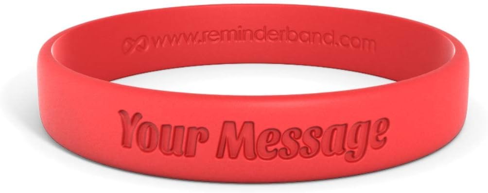 Custom Silicone Bracelet for Motivation and Awareness Events