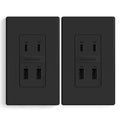 ELEGRP 42W Fast Charge 4-Port USB Wall Outlet - Dual C/A Pack