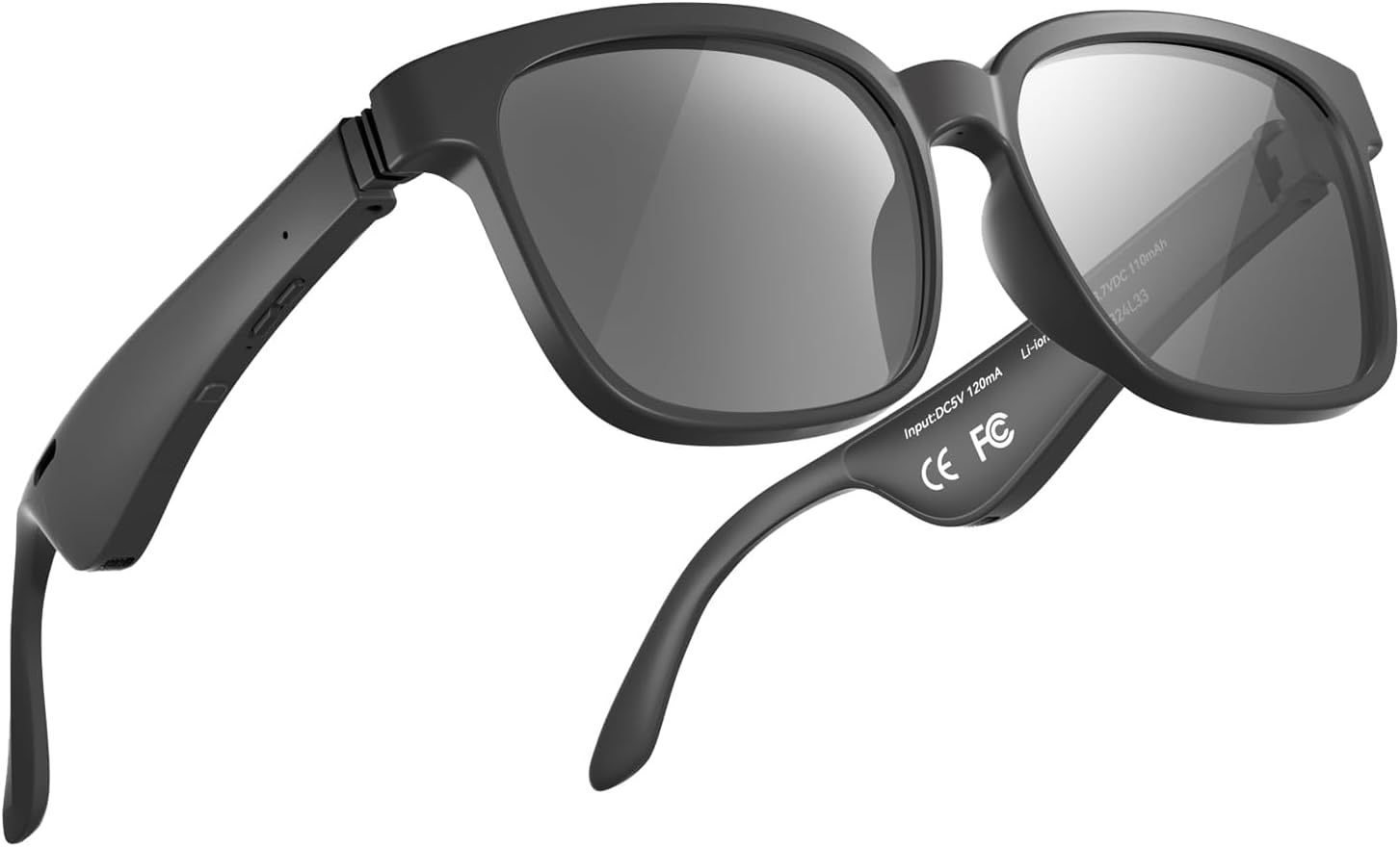 Smart Glasses with Bluetooth Speaker and UV400 Protection