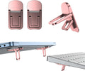 Mini Foldable Laptop Stand 2PCS - Portable Zinc Alloy Keyboard Riser